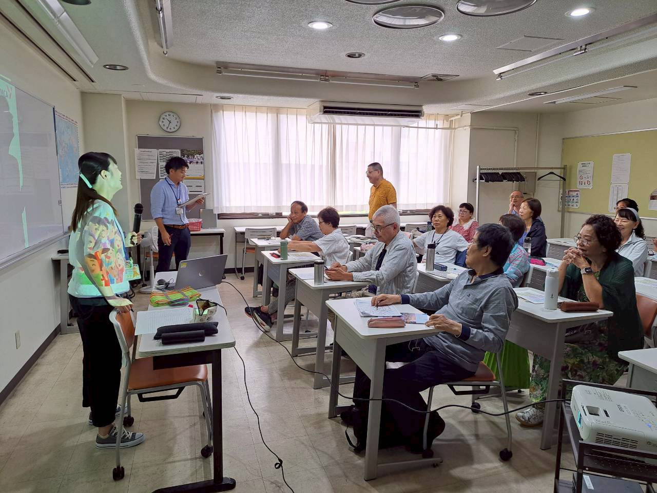 2025年橫濱樂齡遊學自由行日語課程上課實景